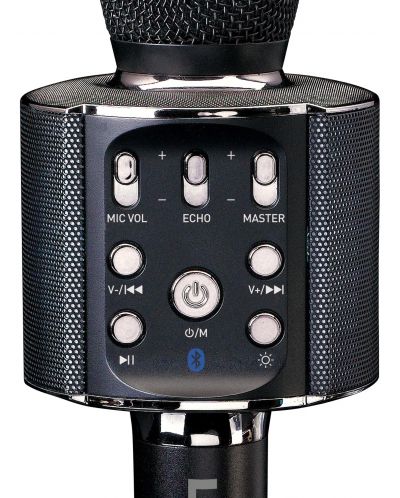 Микрофон Lenco - BMC-090BK, безжичен, черен - 5