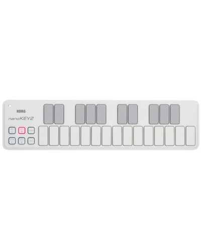 MIDI контролер Korg - nanoKEY2, бял - 1