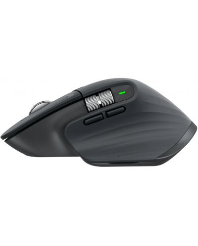 Мишка Logitech - MX Master 3S, оптична, безжична, Graphite - 6