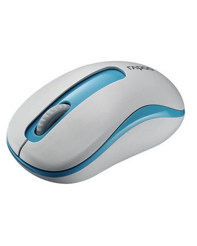 Мишка RAPOO - M10 Plus, оптична, безжична, бяла/синя - 4