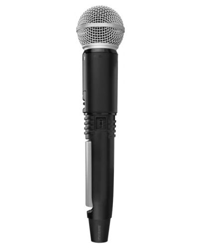 Микрофон Shure - GLXD2+/SM58, безжичен, черен - 2