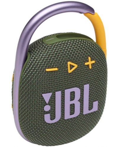 Портативна колонка JBL - CLIP 4, зелена/жълта - 2
