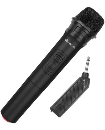 Микрофон NGS - Singer Air, безжичен, черен - 2