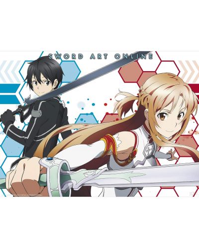 Мини плакат GB eye Animation: Sword Art Online - Asuna & Kirito 2 - 1