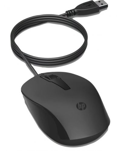 Мишка HP - 150, оптична, черна - 6