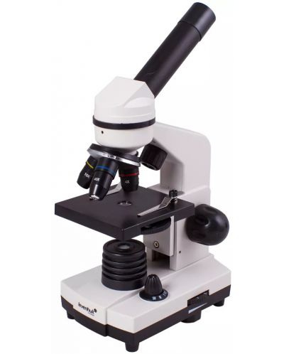 Микроскоп Levenhuk - Rainbow 2L, бял - 1
