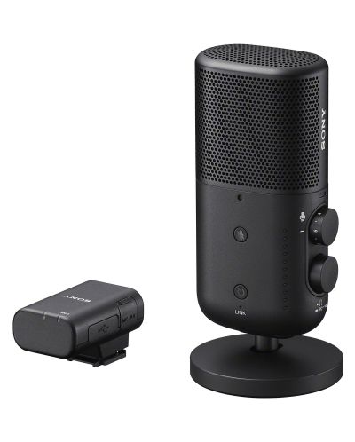 Безжична микрофонна система Sony - ECM-S1, черна - 1