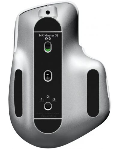 Мишка Logitech - MX Master 3S, оптична, безжична, Pale Grey - 7