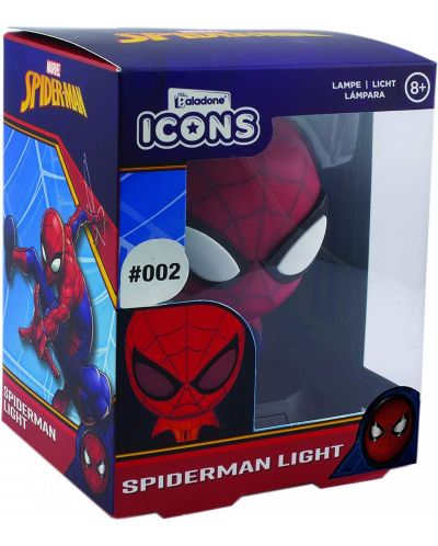 Мини лампа Paladone Marvel: Spider-Man - Icon - 3