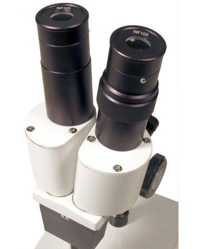 Микроскоп Levenhuk - 2ST, бинокулярен, бял - 4