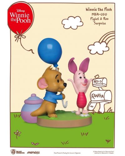 Мини фигура Beast Kingdom Disney: Winnie the Pooh - Piglet and Roo (Mini Egg Attack) - 3
