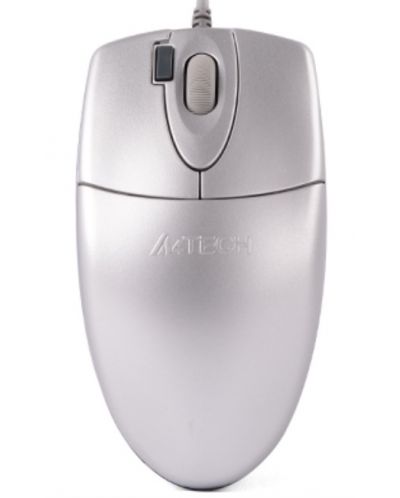 Мишка A4tech - OP 620D, оптична, сребриста - 1