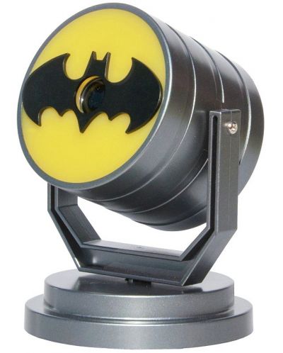 Мини прожектираща лампа Fizz Creations DC Comics: Batman - Bat Signal, 12 cm + UK към EU преходник - 1