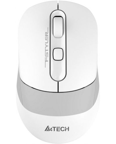 Мишка A4tech - Fstyler FB10C, оптична, безжична, Grayish White - 1