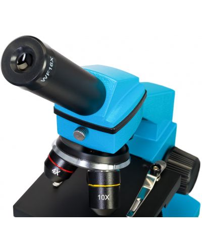 Микроскоп Levenhuk - Rainbow 2L PLUS, 64–640x, Azure - 8