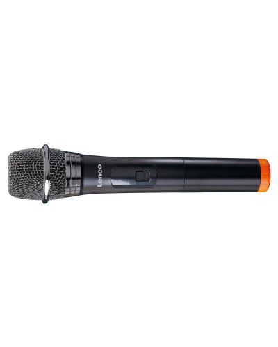 Микрофони Lenco - MCW-020BK, безжични, 2 бр., черни - 3