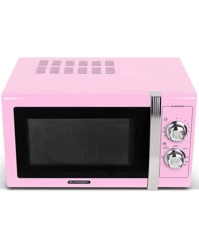 Микровълнова печка Schneider - SMW25VMP, 900W, 25 l, розова - 2