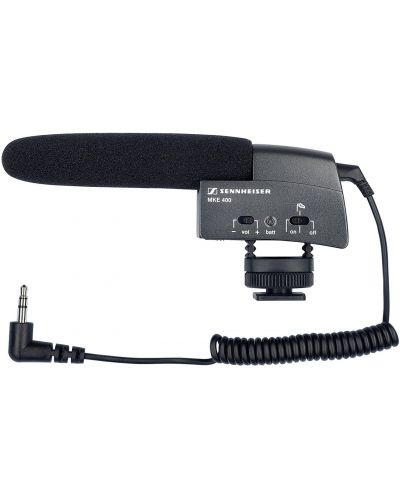 Микрофон за камера Sennheiser - MKE 400, черен - 1