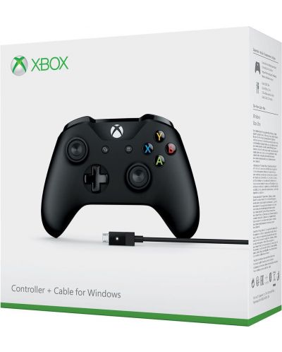 Microsoft Xbox One Wireless Controller + кабел за PC	 - 7
