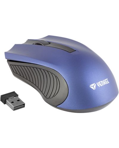 Мишка Yenkee - 2015BE, оптична, безжична, синя - 2