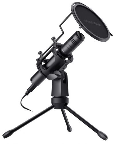 Микрофон Trust - GXT 241 Velica, черен - 1