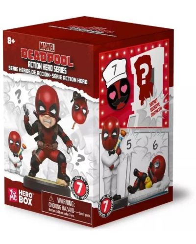 Мини фигура YuMe Marvel: Deadpool - Action Hero Series, Mystery box - 1