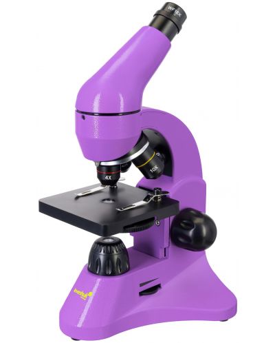 Микроскоп Levenhuk - Rainbow 50L PLUS, 64–1280x, Amethyst - 2