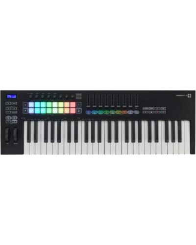 MIDI синтезатор Novation - Launchkey 49 MK3, черен - 2