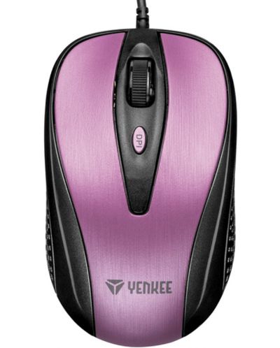 Мишка Yenkee - 1025PK, оптична, розова - 1