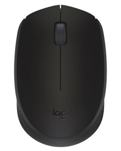 Мишка Logitech - M171, оптична, безжична, черна - 1
