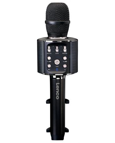 Микрофон Lenco - BMC-090BK, безжичен, черен - 1