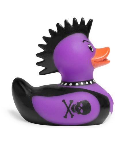 Мини гумено пате BudDuck - Punk Rocker