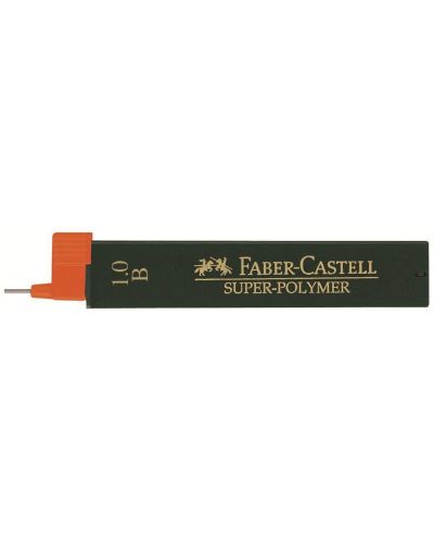 Мини графити Faber-Castell - Super-Polymer, 1.0 mm, B, 12 броя - 1