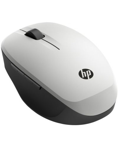 Мишка HP - 300 Dual Mode, оптична, безжична, черна/сребриста - 4