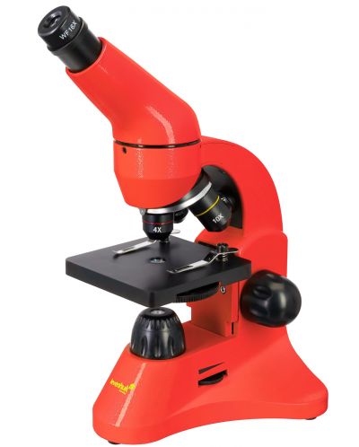 Микроскоп Levenhuk - Rainbow 50L PLUS, 64–1280x, Orange - 1