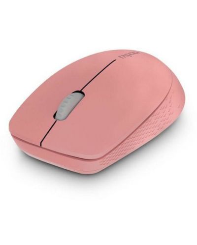 Мишка RAPOO - M100 Silent, оптична, безжична, розова - 2