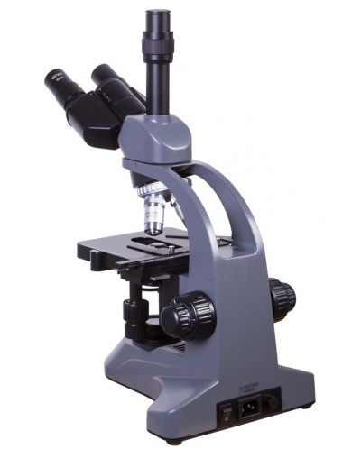 Микроскоп Levenhuk - 740T, сив/черен - 2