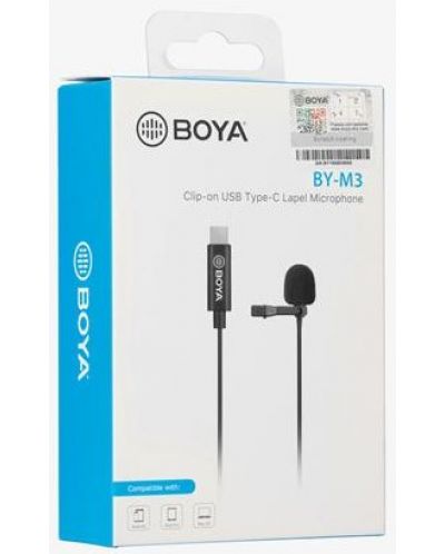 Микрофон Boya - By M3, черен - 6