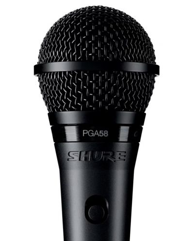 Микрофон Shure - PGA58, черен - 2