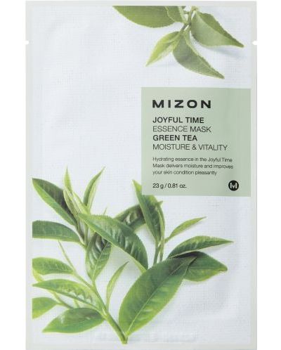 Mizon Joyful Time Лист маска за лице Green Tea, 23 g - 1