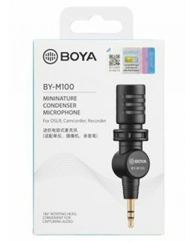 Микрофон Boya - By M100, черен - 9