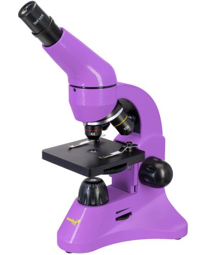 Микроскоп Levenhuk - Rainbow 50L, 40–800x, Amethyst - 1
