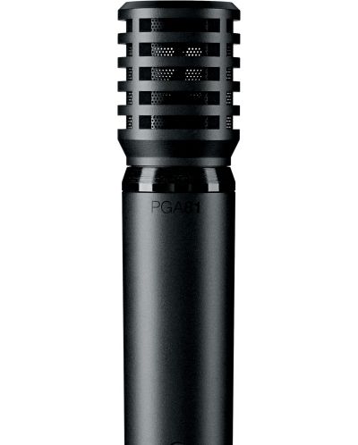 Микрофон Shure - PGA81-XLR, черен - 1