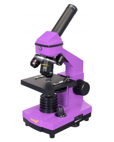 Микроскоп Levenhuk - Rainbow 2L PLUS, 64–640x, Amethyst - 1