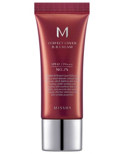 Missha BB крем за лице, №25 Warm beige, SPF42, 20 ml - 1