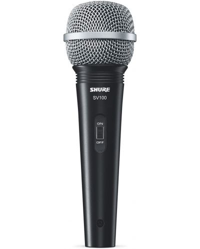 Микрофон Shure - SV100-WA, черен/сребрист - 1