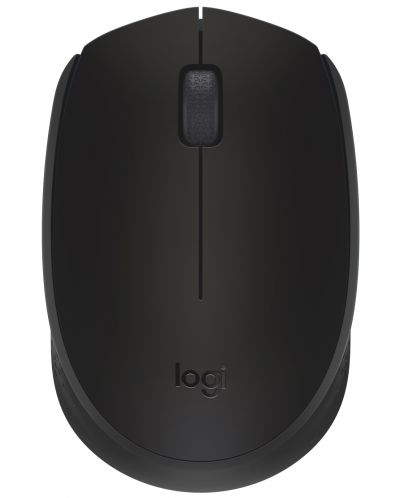 Мишка Logitech - B170, оптична, безжична, черна