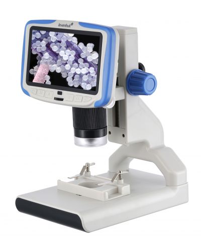 Микроскоп Levenhuk - Rainbow DM500 LCD, дигитален, бял - 1