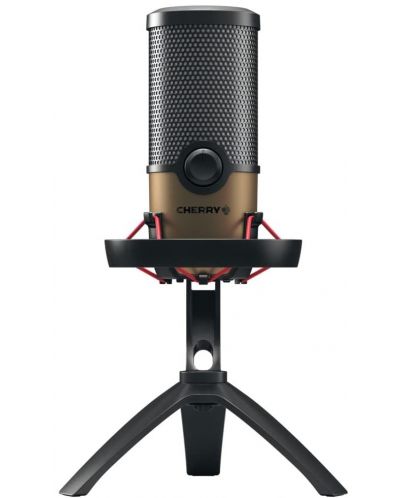 Микрофон Cherry - UM 9.0 Pro RGB, бронзов/черен - 1