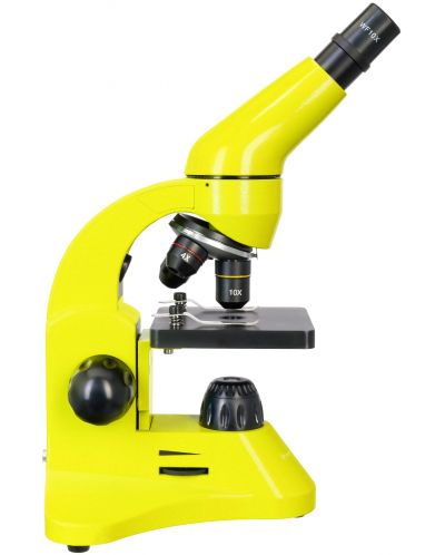 Микроскоп Levenhuk - Rainbow 50L, 40–800x, Lime - 3